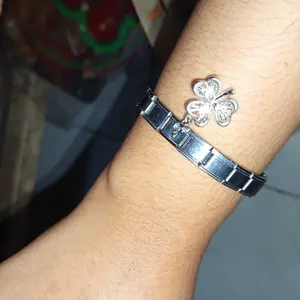 Pikora Pendant Charm Editions - Bisa Custom Huruf & Bunga, Cocok Couple/Aesthetic/Korean Style, Hadiah Bracelets Perak Emas Wanita