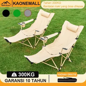 【KAONE】Kursi lipat outdoor kursi malas camping moon kursi portabel mancing Kursi luar ruangan Pantai