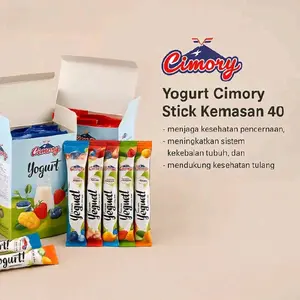 Cimory Stick yogurt 25 pcs isi 40 gr rendah gula milk