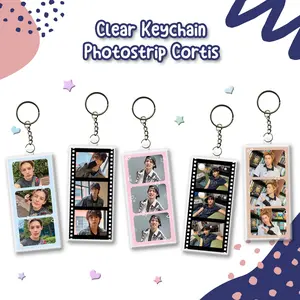 Cortis keychain akrilik gantungan kunci photostrip ganci