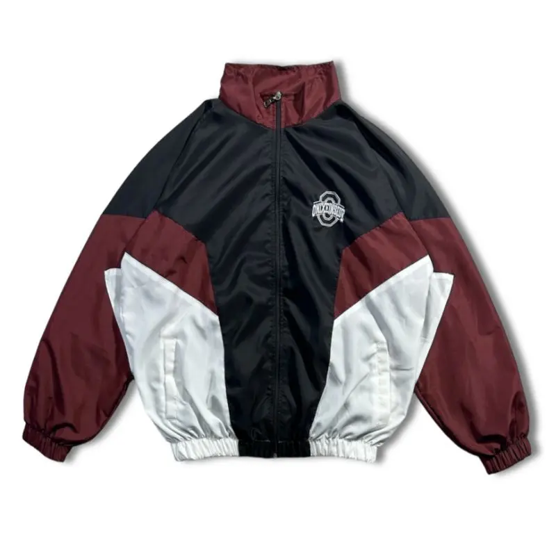 ATREUS Jaket Retro Kombinasi Onixe Inside Motif Bordir Pria Wanita Distro Panjang Parasut Outdoor 6