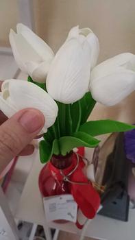 Product Review of Tulip Tiruan, Bunga Tiruan, Bunga Palsu, Hiasan Rumah, Berwarna-warni, Sesuai untuk Perkahwinan from E**h 2