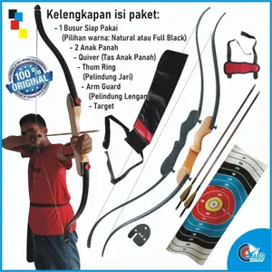 Full Set Busur Panah Dewasa // Standar bow // Busur Panahan Outdoor