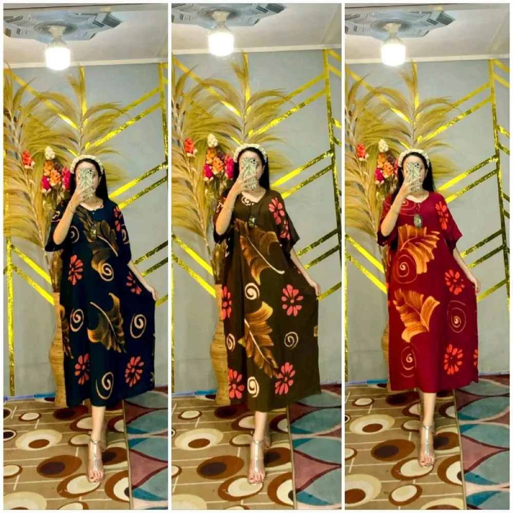 paket usaha 3 daster JUMBO LD 130 PB 115 motif ETHALIA rayon  busui bumil only 105 ribu