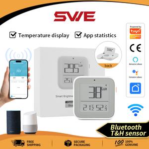 Termometer Pintar, SWE, untuk Rumah, dengan Penderia Suhu dan Kelembapan Bilik Bayi, Pemantauan Masa Nyata Aplikasi.