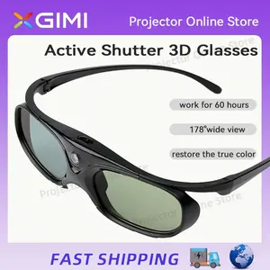 XGIMI Active Shutter 3D Glasses Virtual Reality Glass for XGIMI H6/HORIZON Pro Projectors for Epson Projector Changhong M4000 - 3D Glasses 1 pcs 200007763:201336103