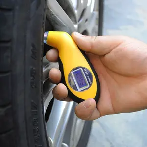Manometer Pengukur Tekanan Ban Mobil Digital Tire Gauge LCD Barometers - 1412
