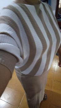 Product Review of Alesha - STELAN RAJUT BATWING / RAJUT KELALAWAR SALUR PANJANG TEBAL from M**a L**a 1