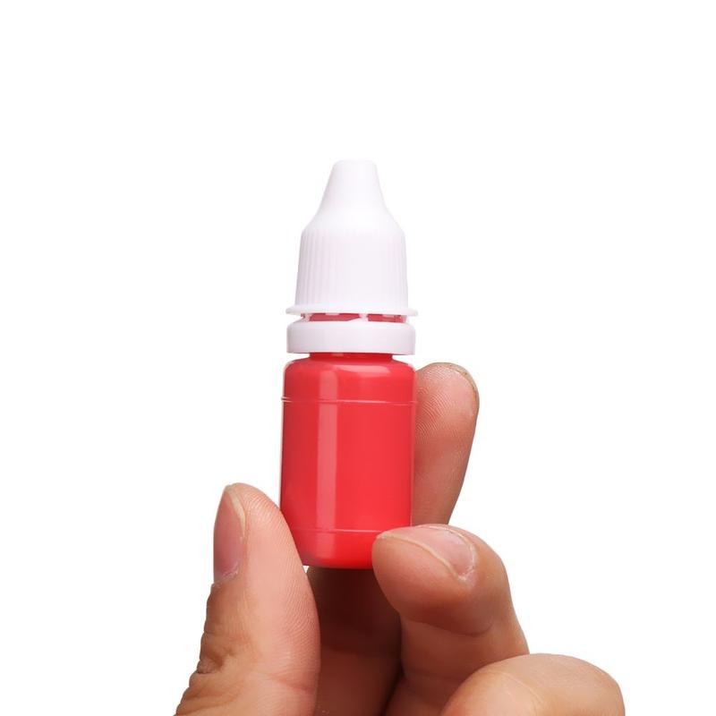 8ml 9 Color Hot Useful Inkpad Oil DIY craft Flash Refill Ink Photosensitive Seal Stamping Machine Scrapbooking 5
