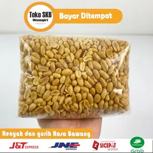 1Kg Kacang Bawang Renyah Dan Gurih Extra Bawang Goreng Terbatas