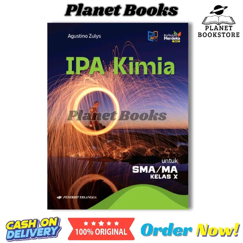 BUKU IPA KIMIA KELAS 1,2,3 ATAU 10,11,12 SMA/MA PENERBIT ERLANGGA REVISI DAN NON REVISI KURIKULUM MERDEKA 2