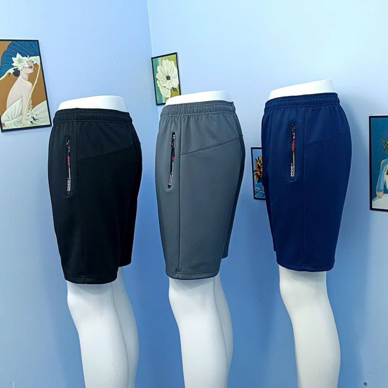  Combo 3 quần đùi nam thun thể thao chất vải thun poly co giãn 4 chiều mềm mịn thoáng mát có size từ 45-90kg 