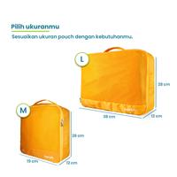 Gambar TORCH Dafi Cloth Pack Tas Baju Waterproof Pouch Travel Bag Organizer - YELLOW, L dari Torch Lembong Bdg Kota Bandung 5 Tokopedia
