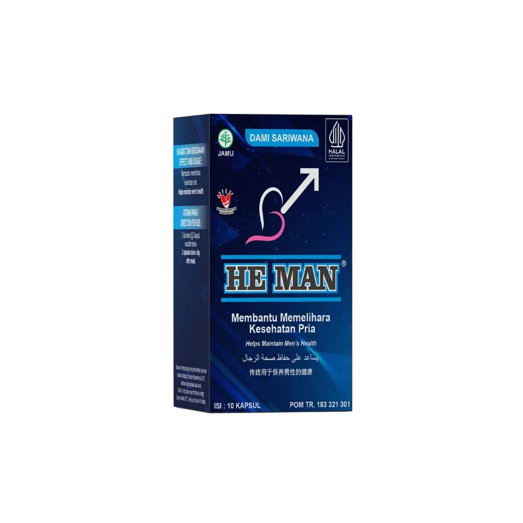 He Man 1 Box isi 10 Kapsul Memelihara Kesehatan Pria