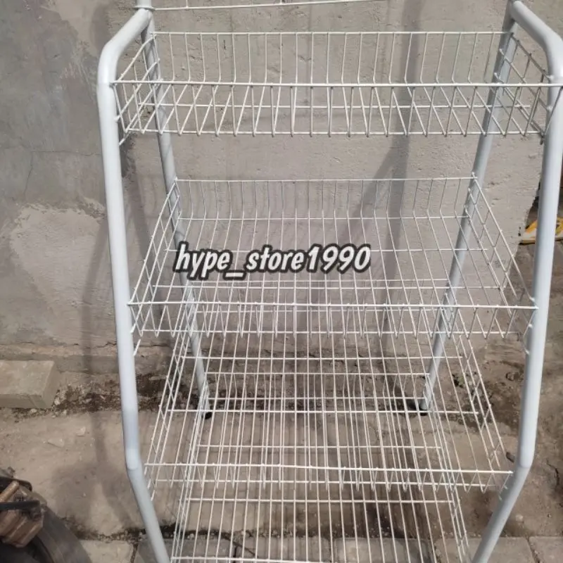 Rak roti serbaguna/Rak chiki jumbo/Rak keranjang toko/Rack/Rak Display/Rak serbaguna/Rak jualan sembako 2
