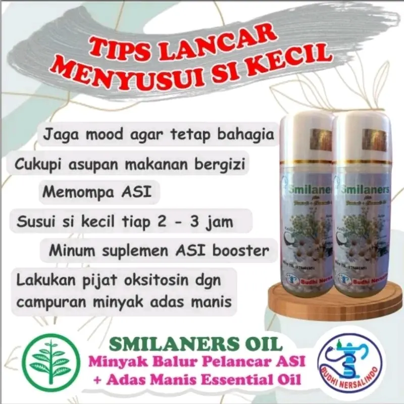 Minyak Nutrimoist Oil Smilaners Budhi Nersalindo