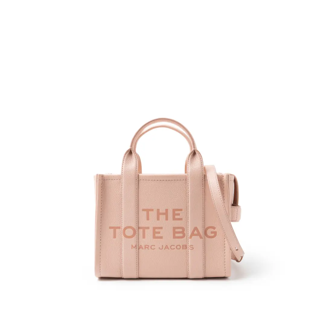 MARC JACOBS Small traveler tote bag leather