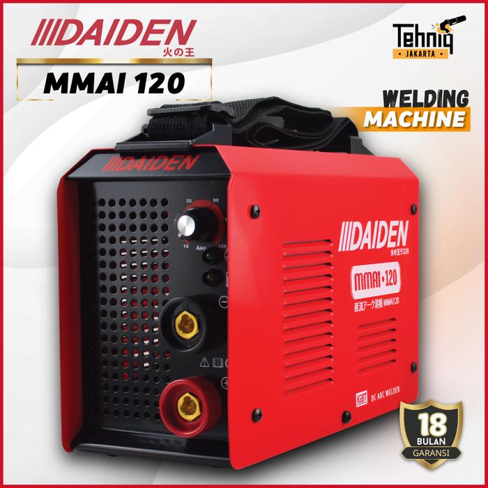 Gambar Daiden MMAI 120 Mesin Las Listrik / Trafo Las Daiden MMAI 120A Inverter Welding Machine Electric dari Tehniq Online Store Kota Administrasi Jakarta Barat Tokopedia