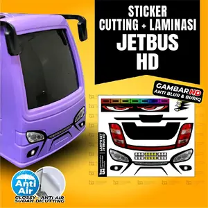 Sticker Cutting Lampu Bis Miniatur RKC Toys - JETBUS HD