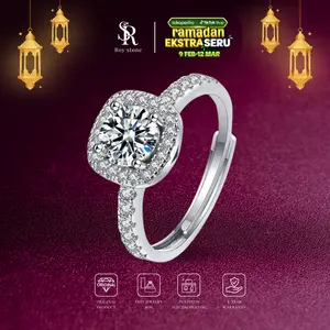 Roystone jewels - Cincin Fashion Aksesoris Perhiasan Permata Zircon Adjustable Ring_Lunara Ring
