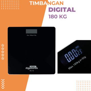 Timbangan BB Digital Dewasa / Timbangan BB Dewasa / Timbangan Digital Badan Hitam Max. 180kg Free Baterai / Timbangan Badan Digital 180KG Dewasa Kaca Digital / Timbangan Badan Digital Smart Scale Body Fat Akurat Pakai Baterai Anti Pecah Layar LCD 26X26CM 5