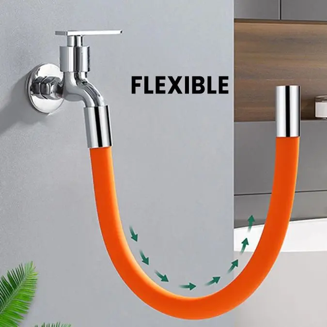 <^ SJA ^> SELANG KRAN SAMBUNGAN KRAN AIR ANGSA/ SELANG FLEXIBLE KRAN AIR SILIKON FAUCET EXTENDED FLEKSIBEL DAPAT DI ATUR SELANG SAMBUNGAN PEMANJAN 360°