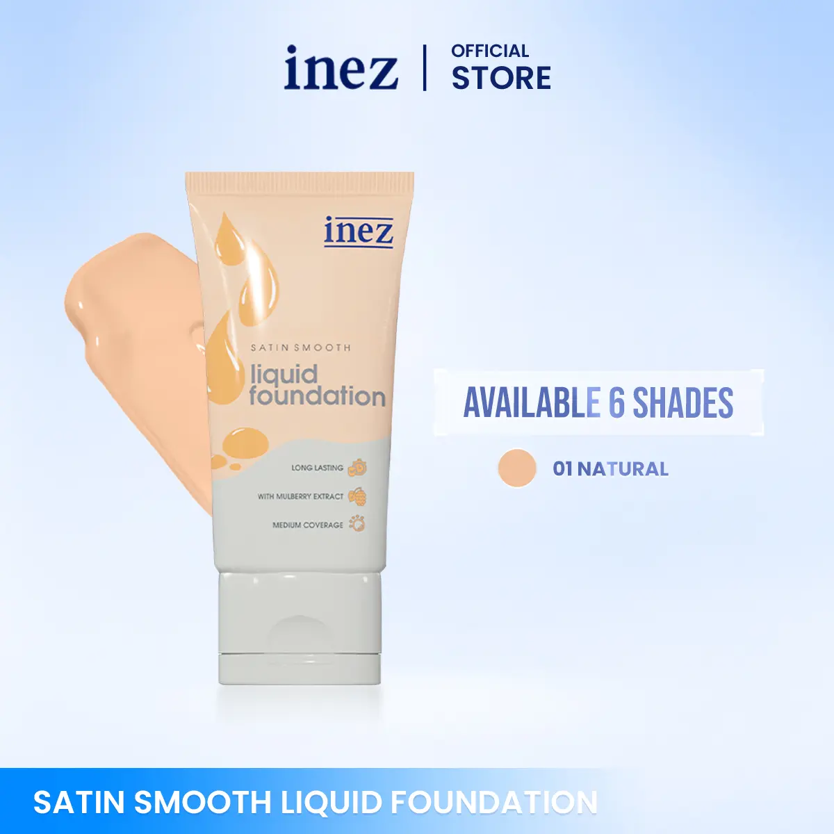 Inez Satin Smooth Liquid Foundation