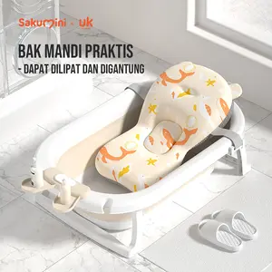 Sakumini Premium Baby Bathtub Foldable Portable Bak Mandi Lipat Anak Bayi