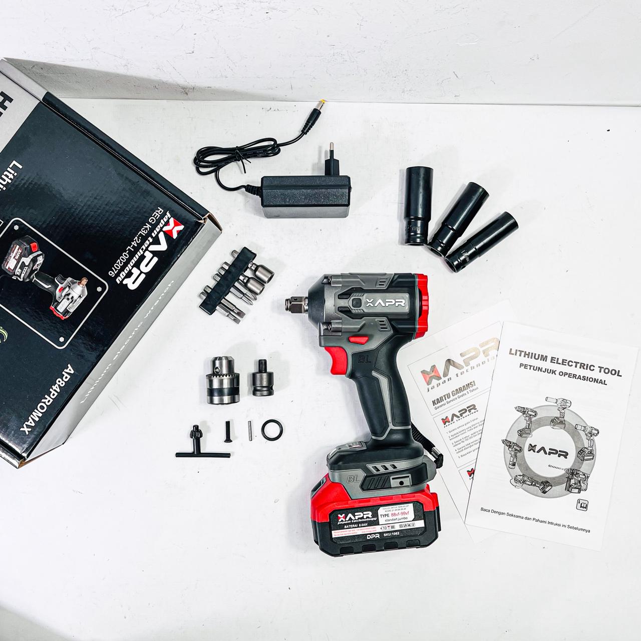 IMPACT 1 SET KOMPLIT WRENCH APR AP84PROMAX 1000nm 1/2inch body kecil tenaga jumbo motogp TORSI IMPACT 1 SET KOMPLIT WRENCH APR AP84PROMAX 1000nm 1/2inch body kecil tenaga jumbo motogp TORSI