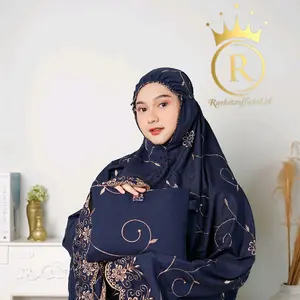 RASKITA-Mukena Gracella Standard Dewasa Katun Premium Full Bordir