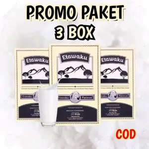 Paket 3 Box Susu Etawaku Platinum - Original Bubuk Kambing Etawa Dairy Milk