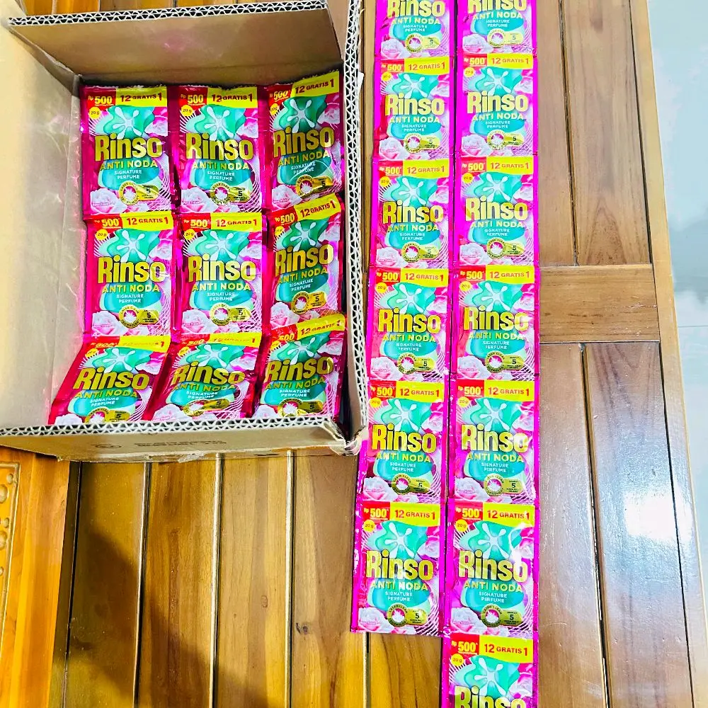 PROMO RINSO CAIR ANTI NODA 500 an 1 RENCENG isi 12 PCS