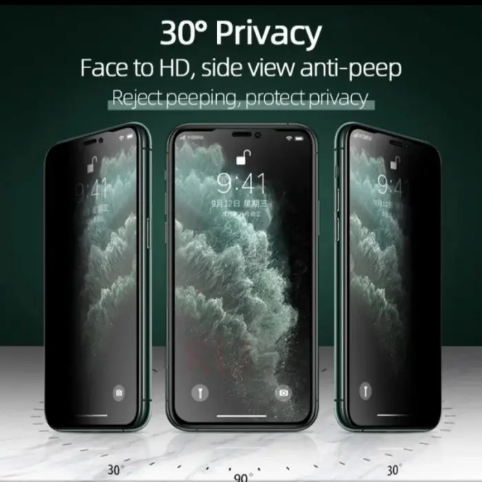 Miliki Vivo V20 V20 Se V9 V9 Pro Tempered Glass Ceramic Matte Spy Anti Pecah 4