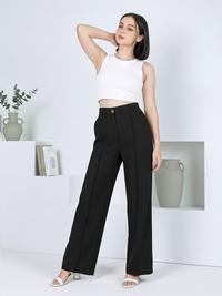 Gambar ADA - Leony Cullote Basic Pants High Waist - Mustard , XL dari adafashionstore Kota Administrasi Jakarta Utara 5 Tokopedia