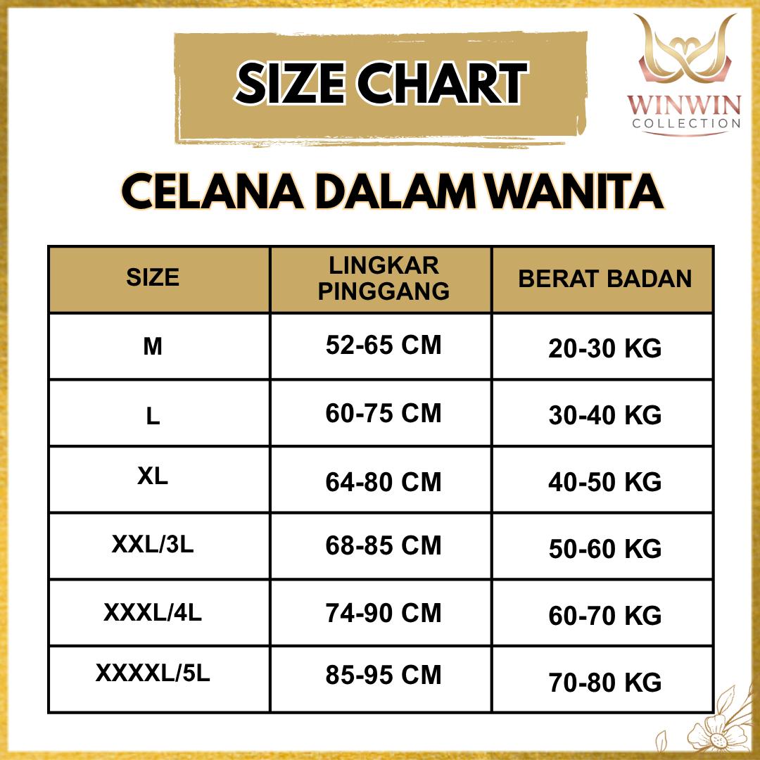 CD Winalin Warna Gelap Isi 3/6/12pcs Celana Dalam Remaja Dewasa Katun Polos Cewek Nyaman