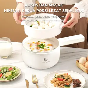 [Snacktime93] Panci Listrik Multifungsi Kukus Rebus Goreng Mudah Hemat Listrik Tidak Lengket