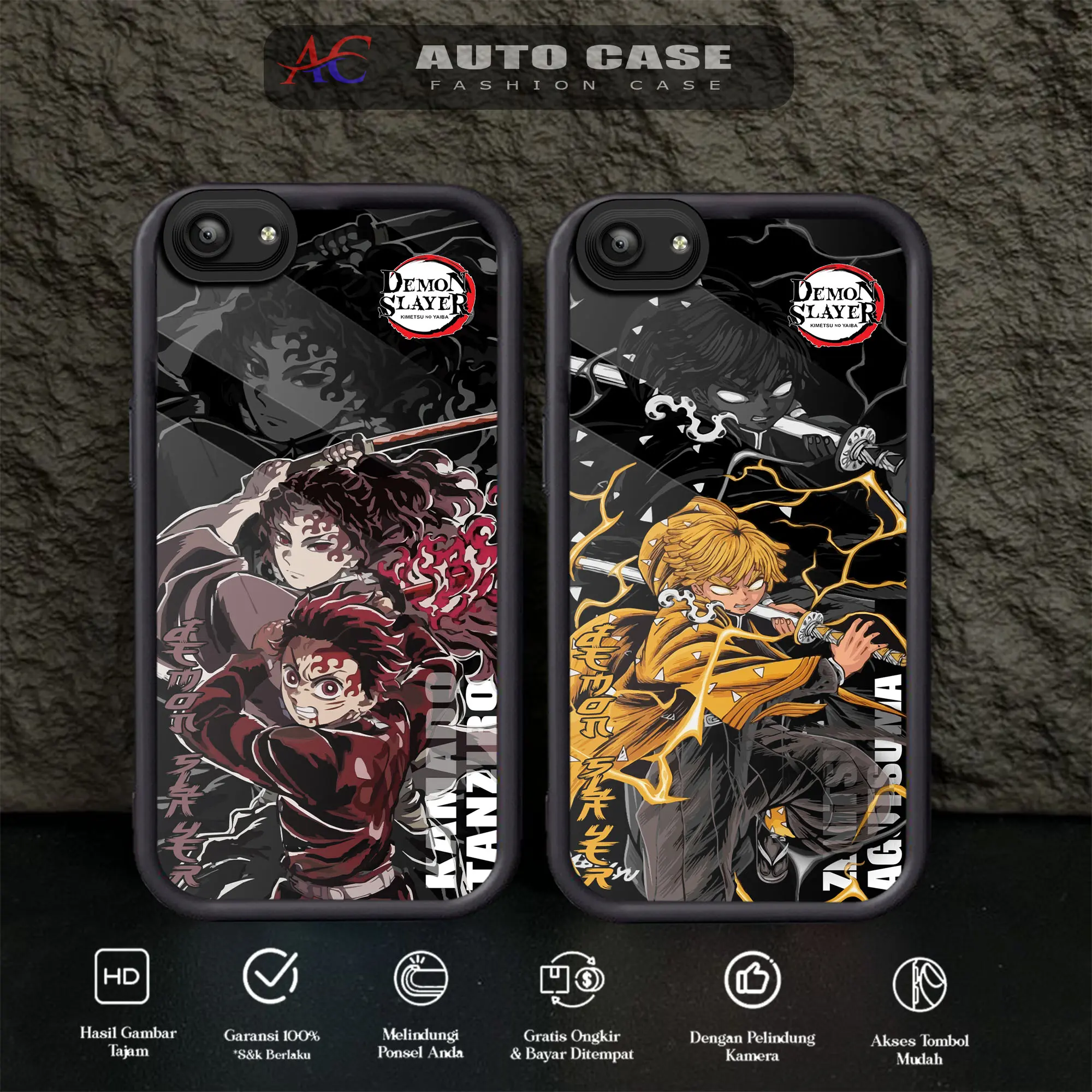 Casing V*VO Y53 2017 LAMA Motif ( DMN1 ) Auto Case Hardcase Softcase Anti-Jamur & Tahan Lama Silikon untuk Hape Glossy