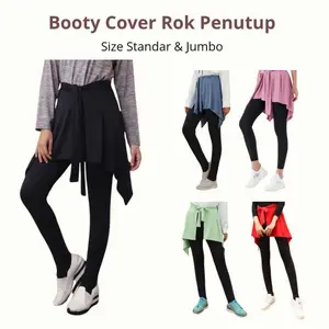 Rok Wanita Penutup Pinggul untuk Legging Celana Olahraga Sport