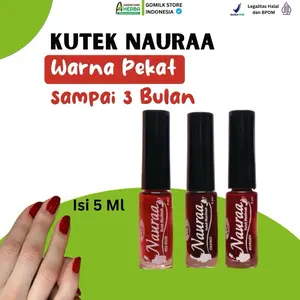 [STOKIS RESMI] Kutek Nauraa Muslimah 5ml Nail Art