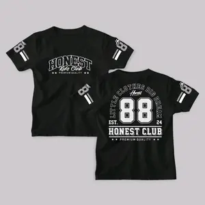 THREEKIDS X HONEST KIDS Kaos Anak Motif Honest Untuk Usia 1-12 Tahun