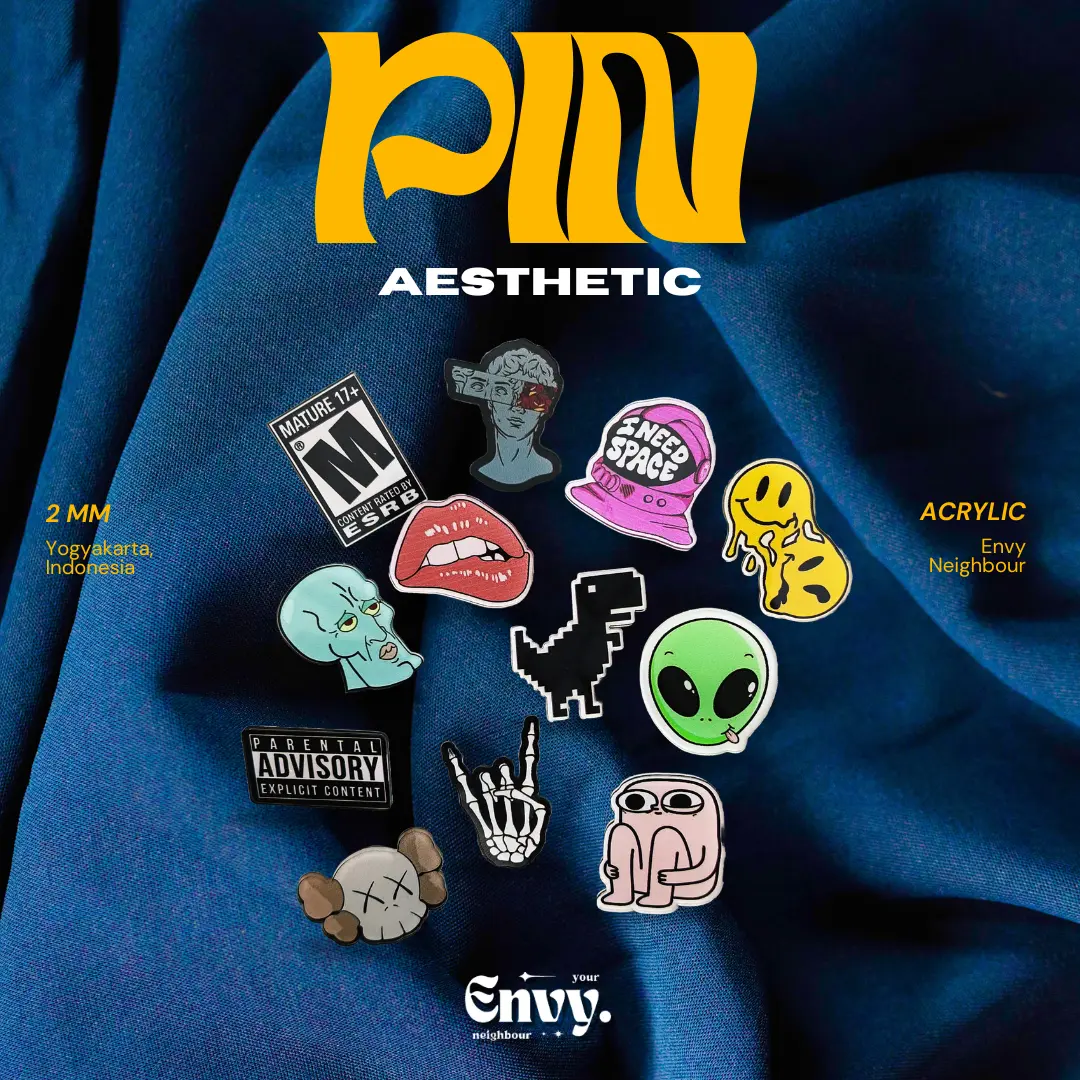 Pin Bros Aesthetic Akrilik