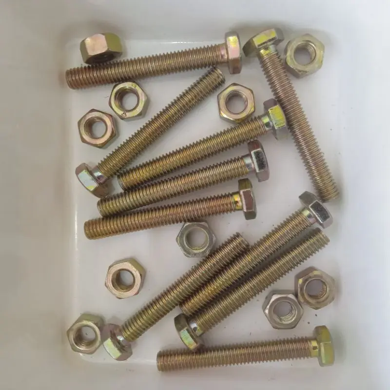 M6x45 Baut Mur Hexagon kuningan Kunci 10 glavis