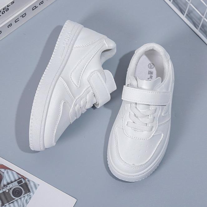 Giày Cao Su, Màu Trắng, Dành Cho Trẻ Em, Unisex, Thời Trang, Giày Thể Thao, Hàng Mới Về 1