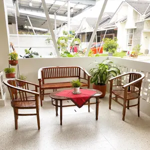 Kursi Teras/Tamu Jati Betawi Kursi 211 + Meja