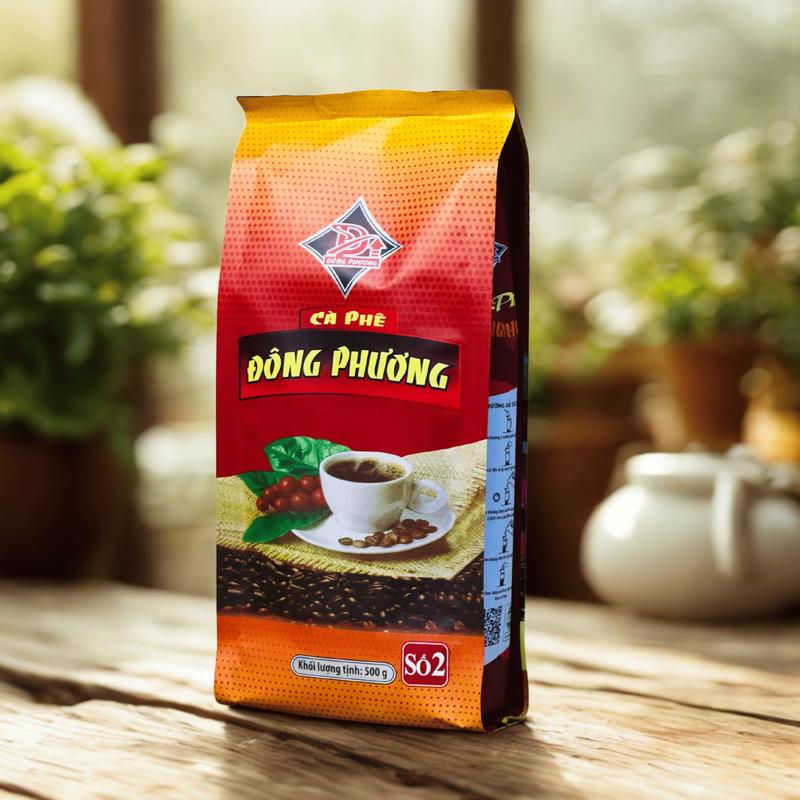 Cà phê Đông Phương Số 2 (500g/gói) - Đậm vừa, lưu hương dễ chịu không Vị Chua cà  phê