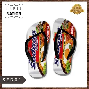 [SENDAL JEPIT] Mie Sedap instan goreng soto kari ayam bawang (SED), JEPITNATION Sendal Jepit Cowo Pria Wanita Perempuan Dewasa Anak Balita Sandal Santai Sendal Spons Bukan Karet flip flop Antislip