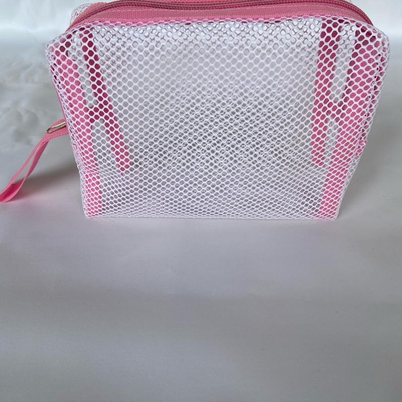 queencrown17 puch kosmetik tas jaring tas makeup organizer tas sabun 4