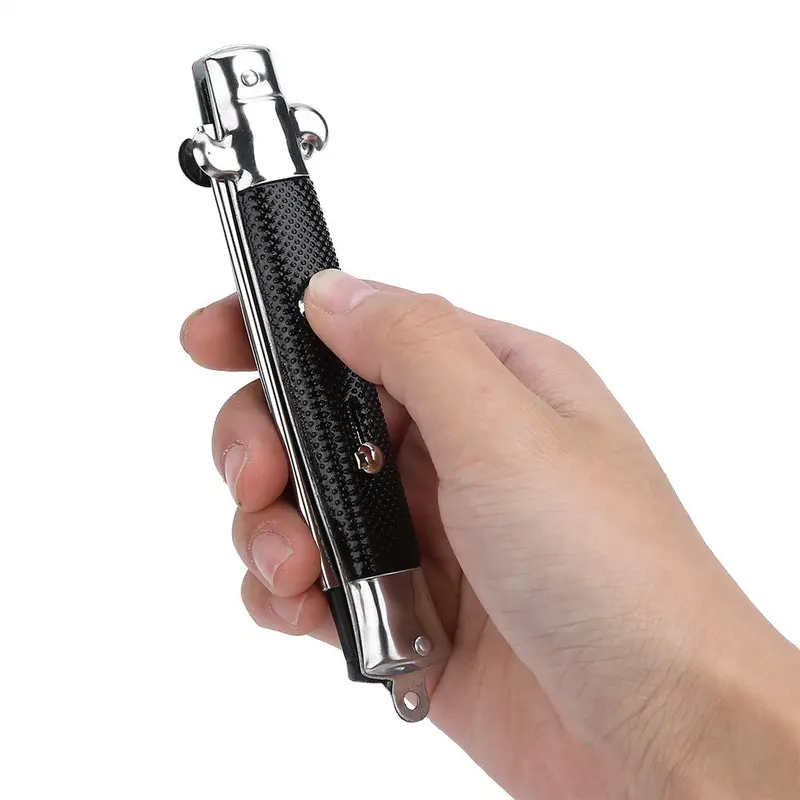 Gấp mùa xuân lược cộng với kích thước lớn Mỹ dầu đầu nhảy lược túi lược mang theo gấp lược ma thuật đạo cụ 1