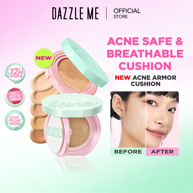 Matte Best Makeup For Oily Acne Prone Skin DAZZLE ME Acne Armor