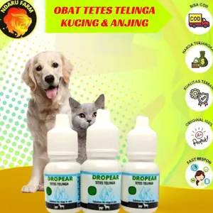 Obat Tetes Telinga untuk Hewan Kucing dan Anjing - 10ml